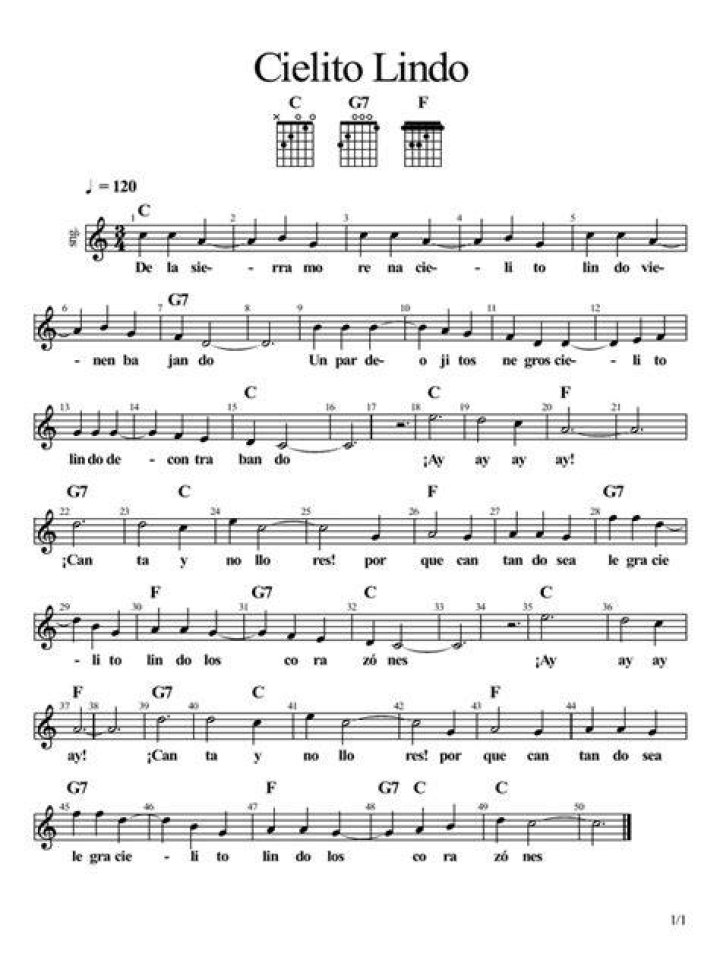 Cielito Lindo PDF