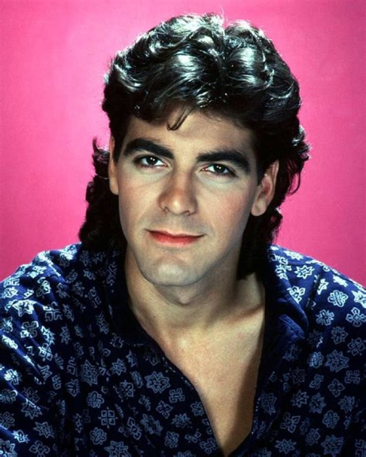 Clooney, 24 years old. 1985. clooney, 80s celebrities