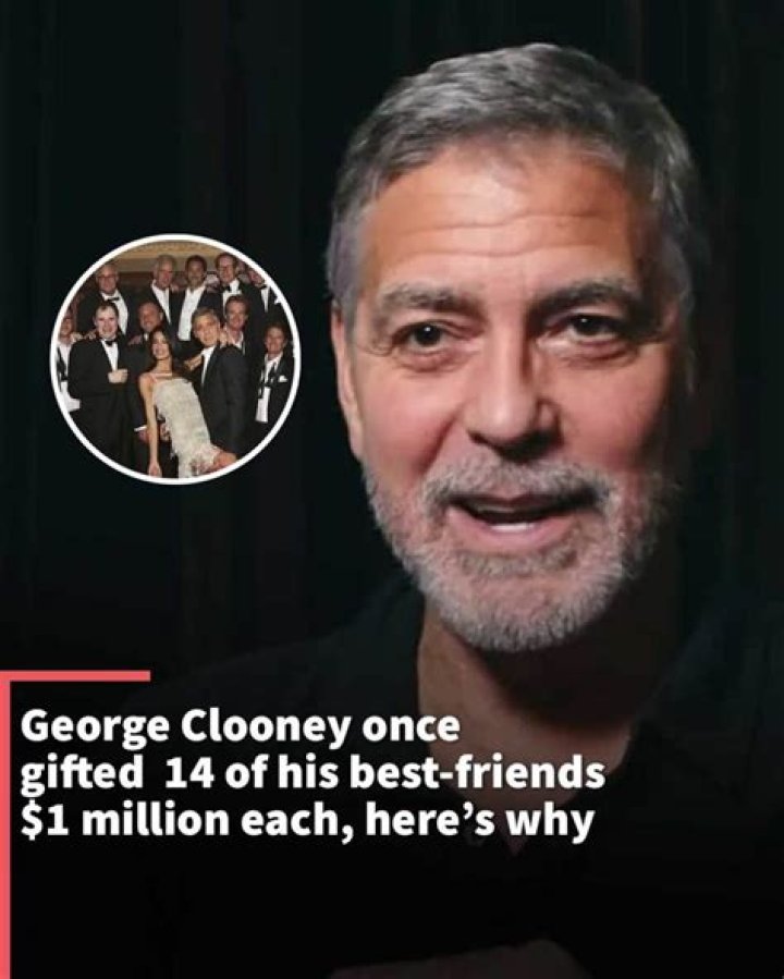 Clooney Gave His Friends Clooney Finally Confirms the