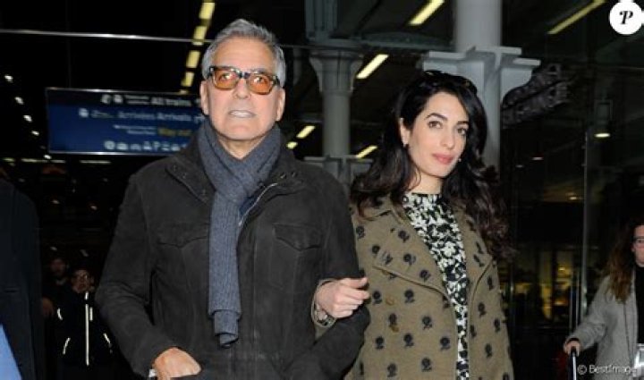 Clooney Sa femme Amal enceinte de leur troisi&egrave;me enfant