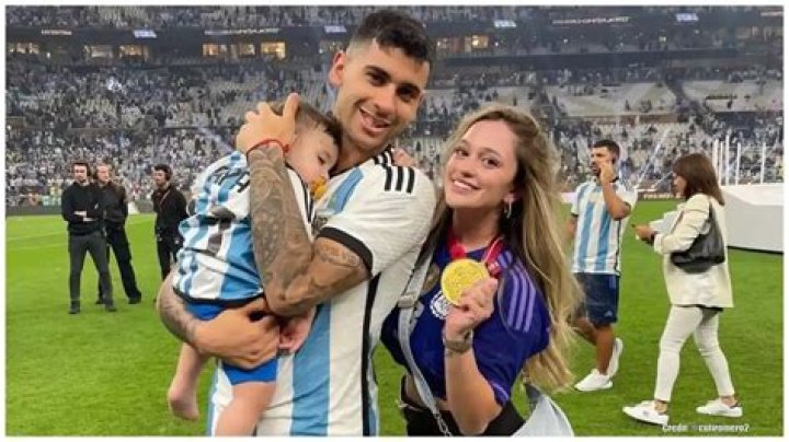 Cristian Romero wife 'Karen Cavaller'