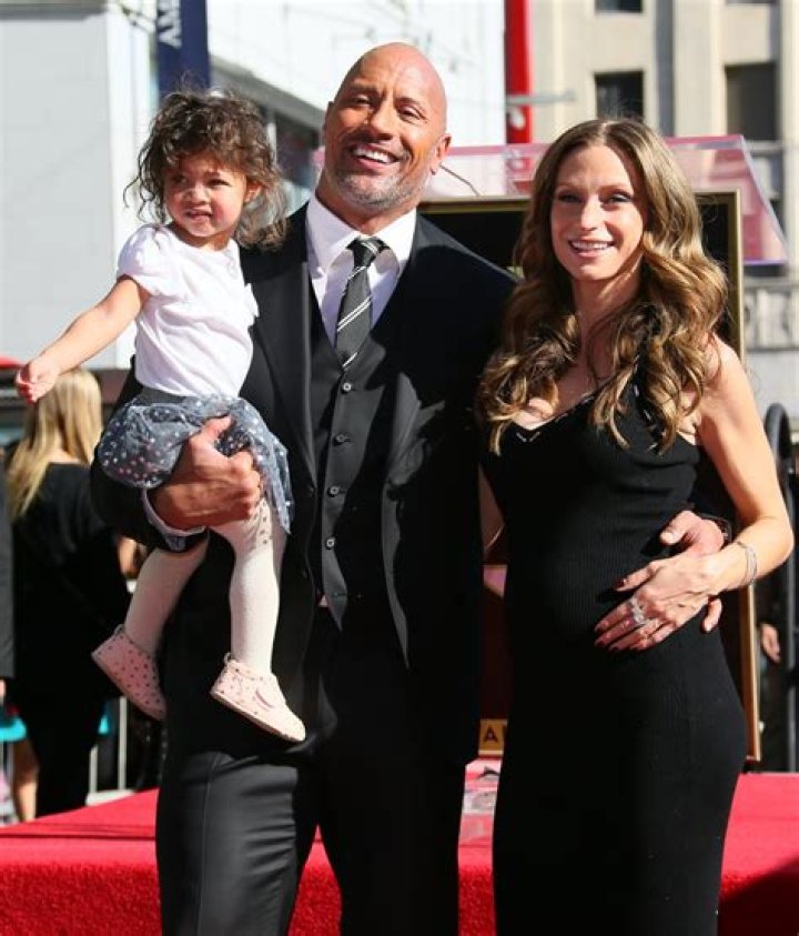 Cute Pictures of Dwayne Johnson and His Blended Family POPSUGAR