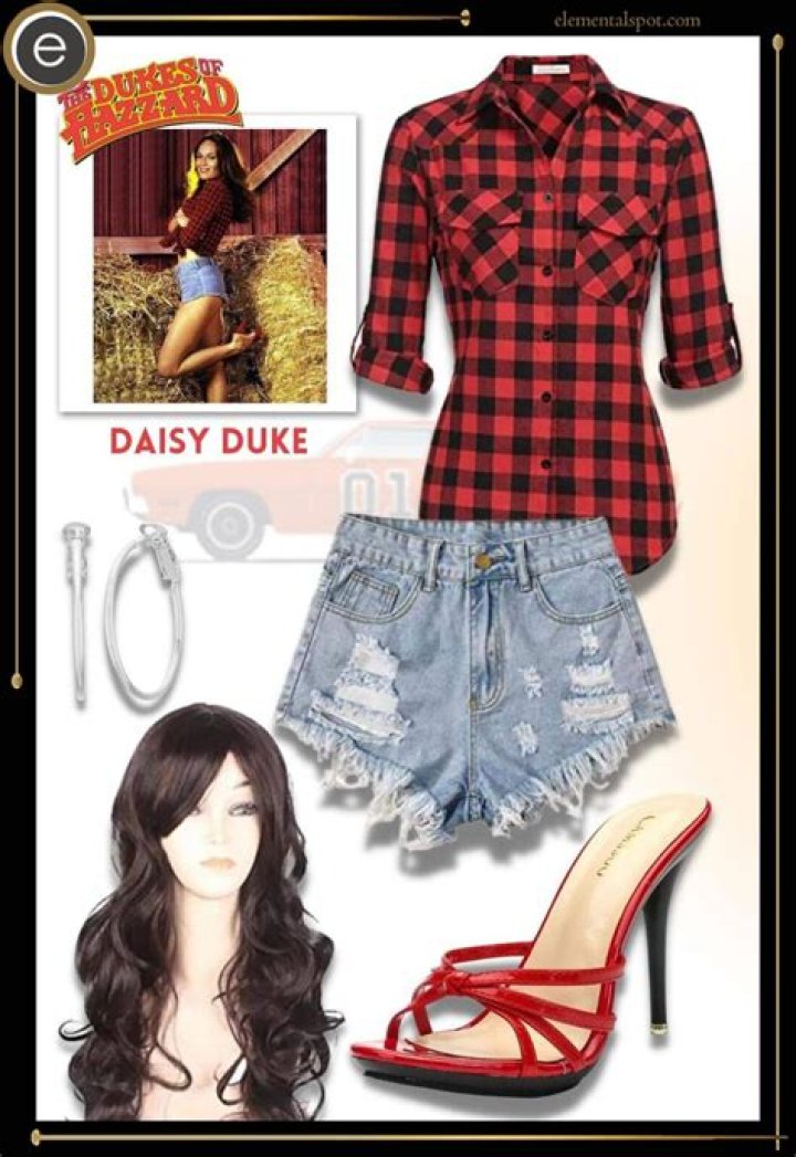 Daisy Duke Costume The Dukes of Hazzard Fancy Dress