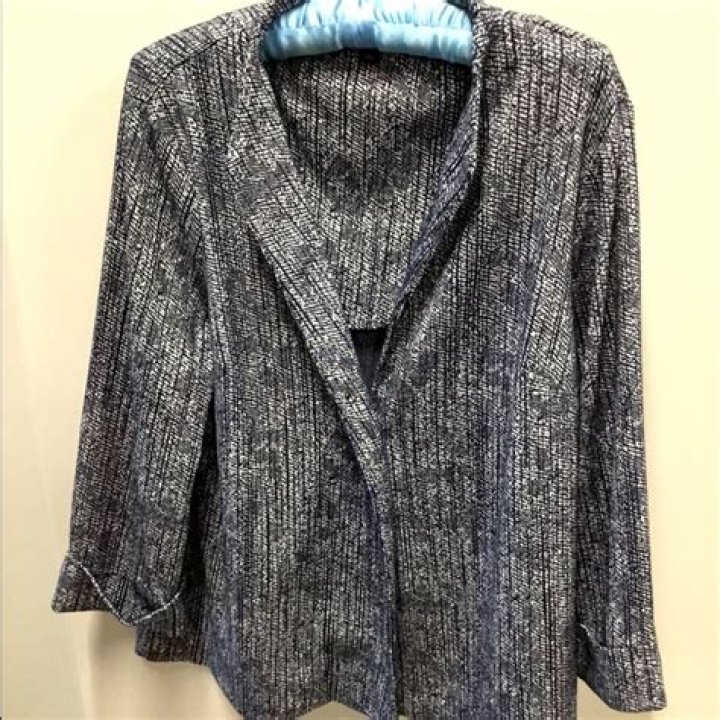 Daniel Kiviat Womens Jacket/Blazer Shirt 2X Spring EUC Button CHIC