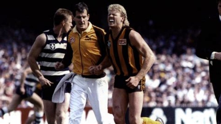 Dermott Brereton injury Former Hawks star&rsquo;s horrifying back Xrays