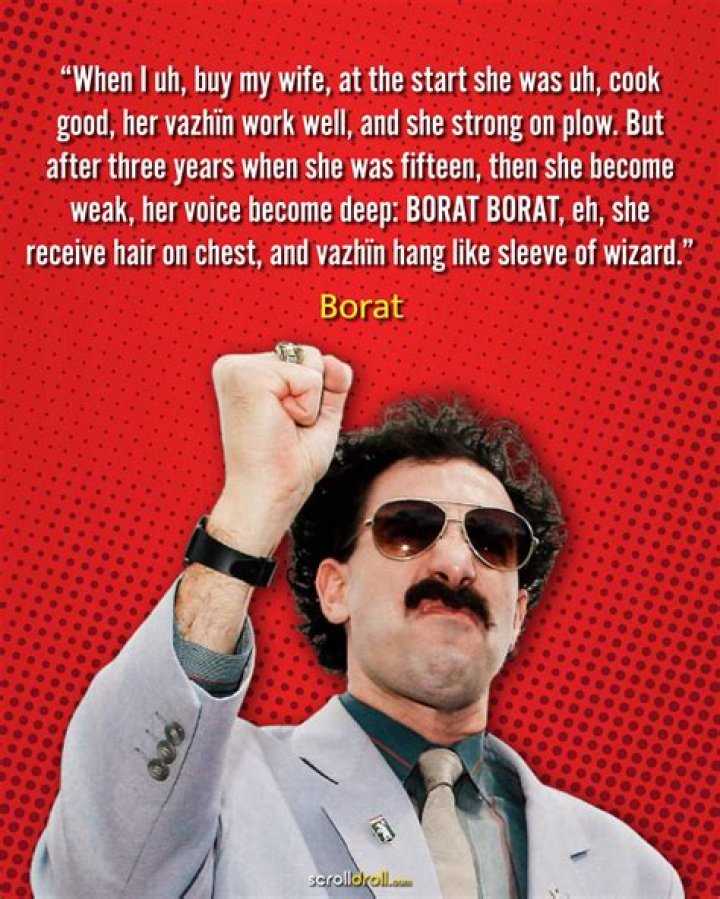 Discovering The Humor: A Deep Dive Into Borat Quotes