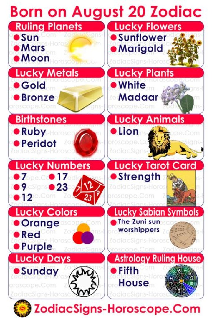 Discovering The Zodiac: What Sign Is August 20 Birthday?