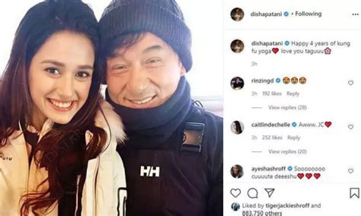 Disha shares candid picture with Jackie Chan Nepalnews