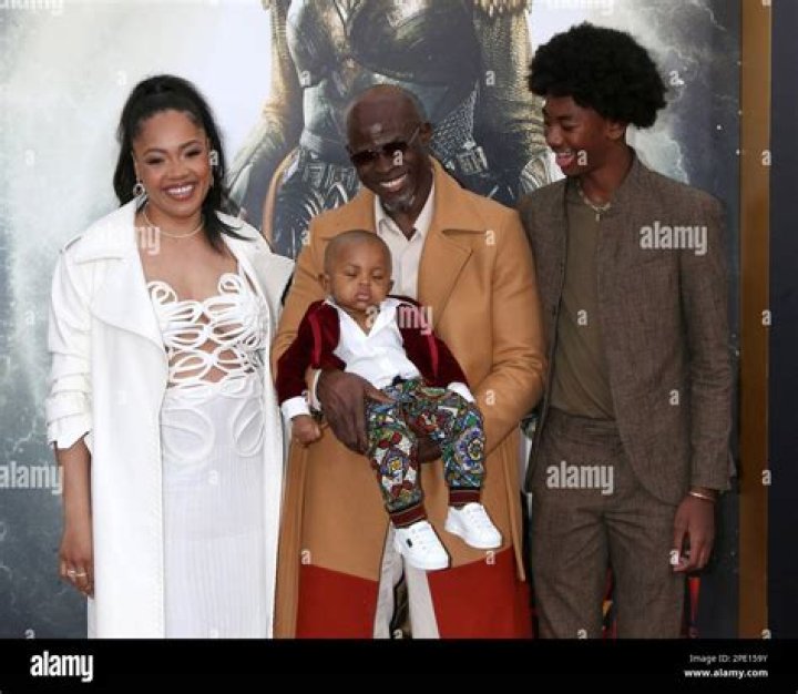 Djimon hounsou and kenzo lee hounsou hires stock photography and