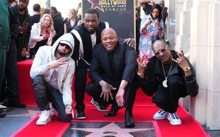 Dr. Dre honored with a star on the Hollywood Walk of Fame