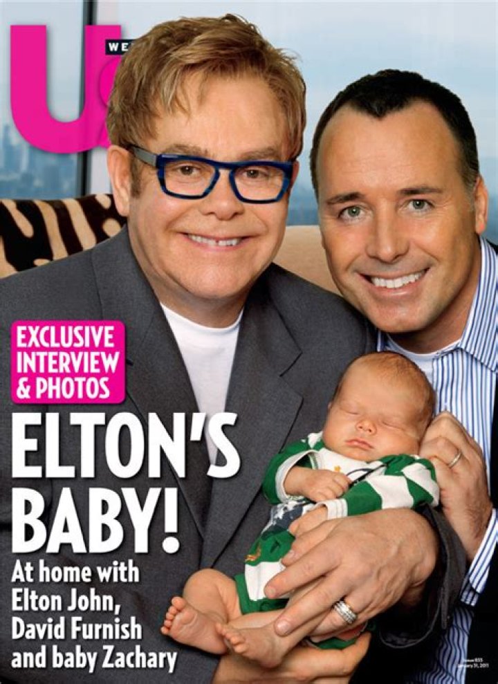 Elton John Reveals Son Zachary Jackson Levon FurnishJohn (PHOTO