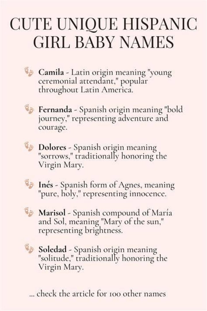 Enchanting Spanish Girl Names: A Journey Through Culture And Heritage