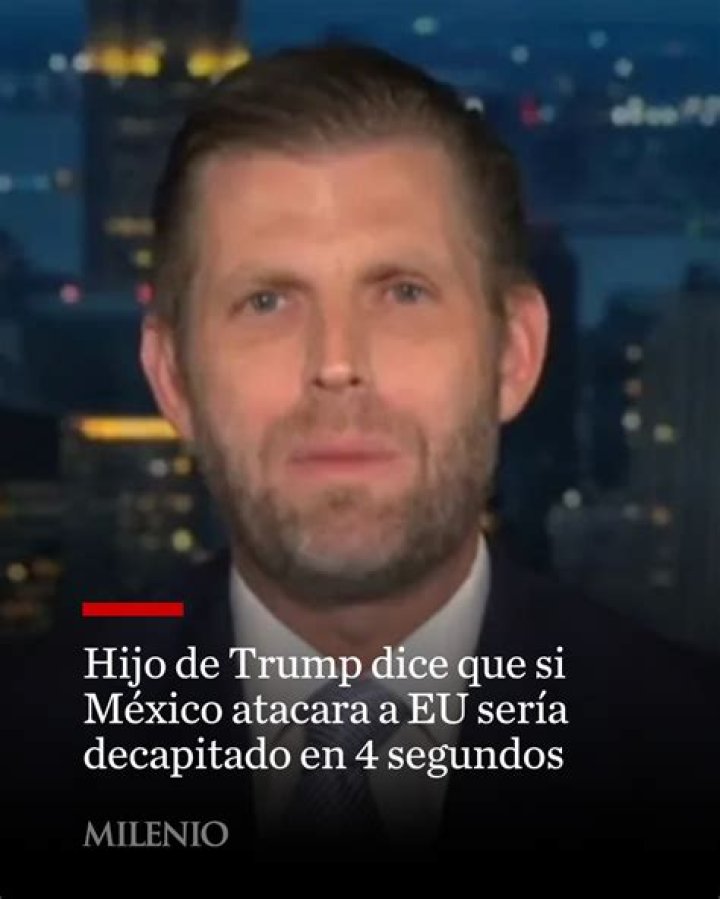 Eric Trump, hijo del presidente norteamericano se identifica como