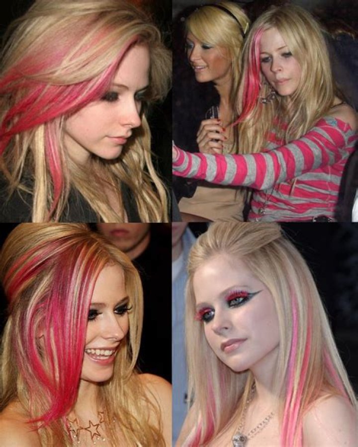 Exploring Avril Lavigne's Iconic Blonde And Black Hair Transformation