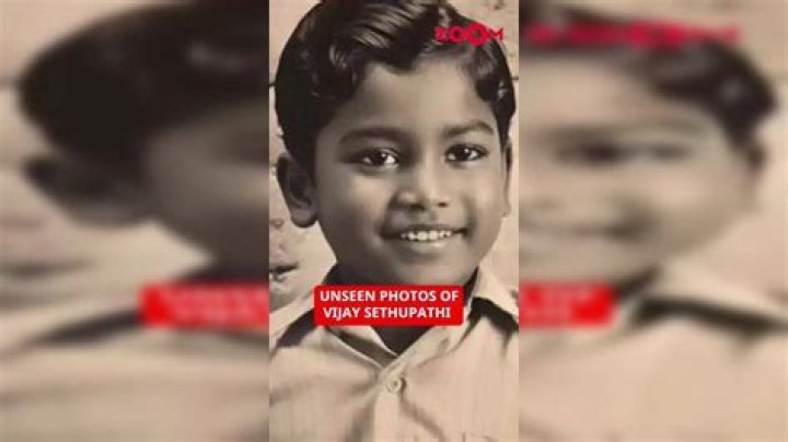 Exploring The Early Days: Vijay Sethupathi's Young Photos