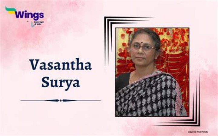 Exploring The Life And Journey Of Vasantha Surya
