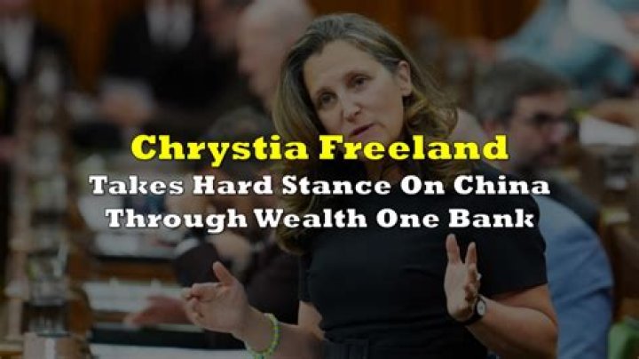 Exploring The Wealth Of Chrystia Freeland