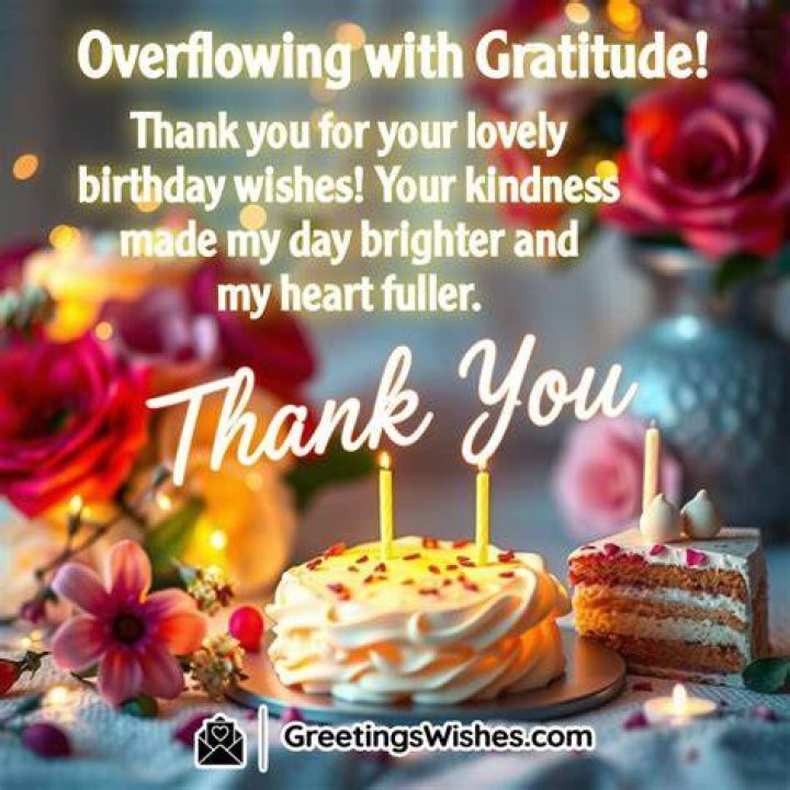 Expressing Gratitude: Heartfelt Thank You Messages For Birthday Wishes