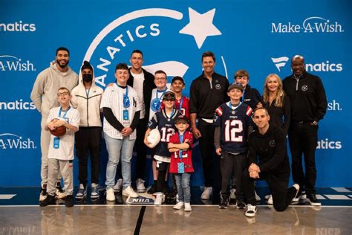 Fanatics, MakeAWish get help from Tom Brady among other athletes to