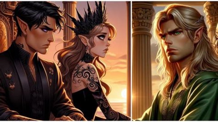 Feyre and Tamlin at the Calanmai Rosa com espinhos, Cortes, 1