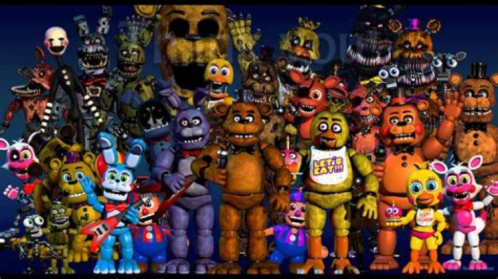 Fnaf All Characters Wallpaper
