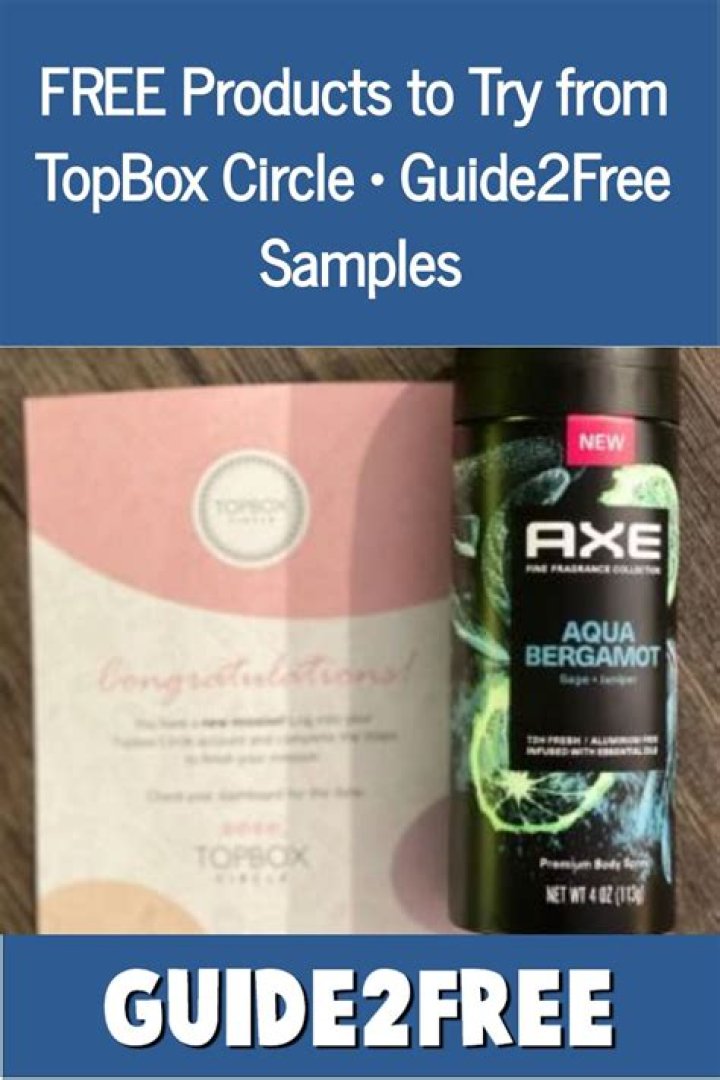 FREE Products To Try From TopBox Circle