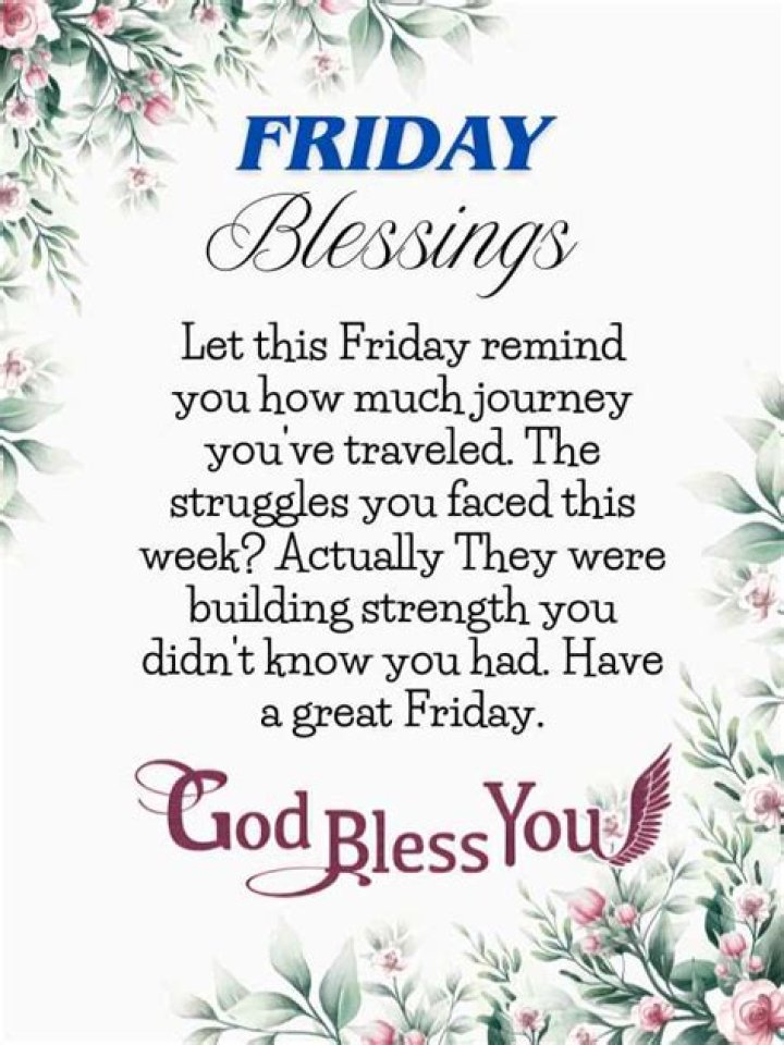 Friday Blessings: Prayers For A Blessed Day