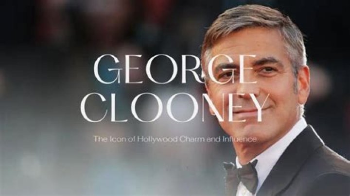 George Clooney: The Charismatic Icon Of Hollywood