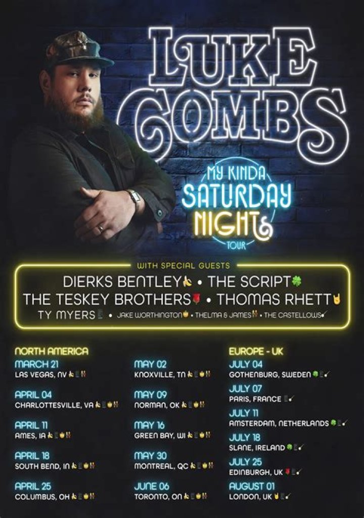 Get Ready For The Luke Combs Tour 2024!