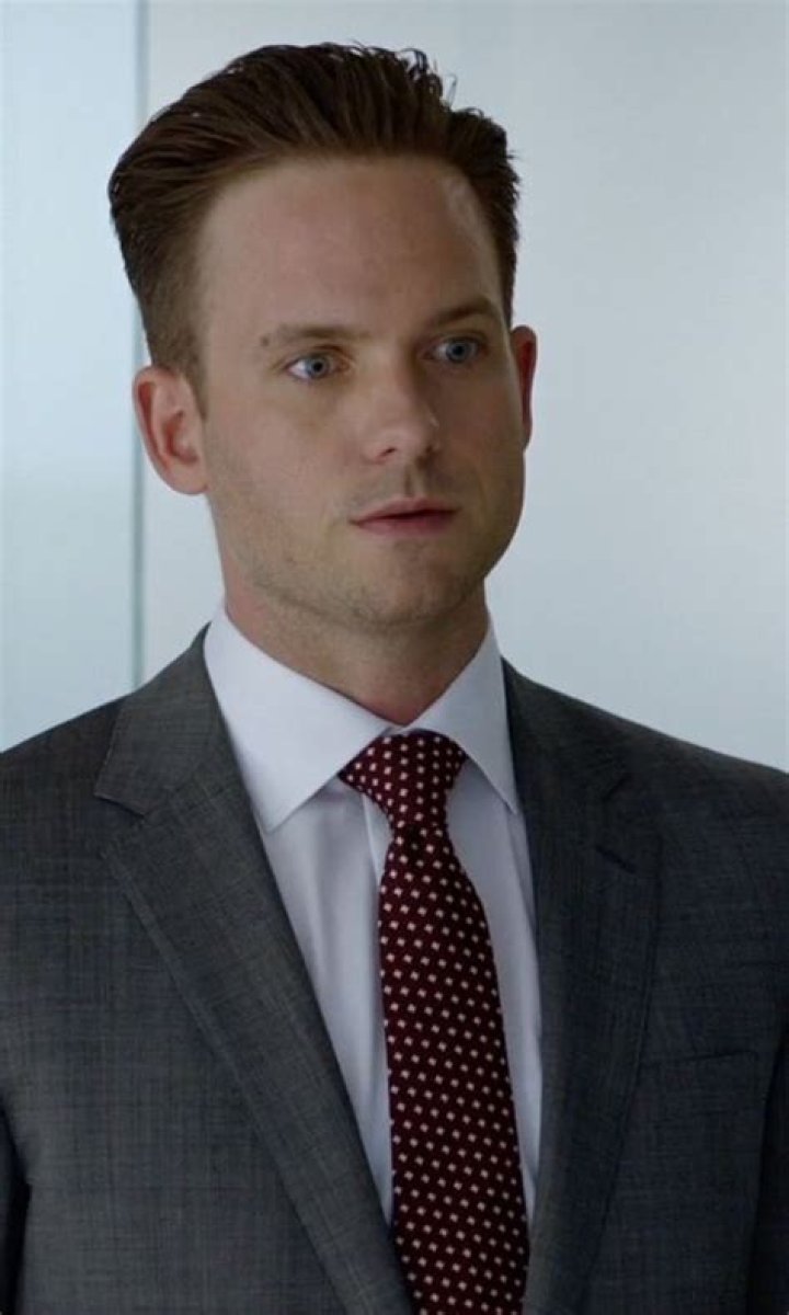 Get the red Lanvin Grosgrain Solid Tie seen with Mike Ross (Patrick J