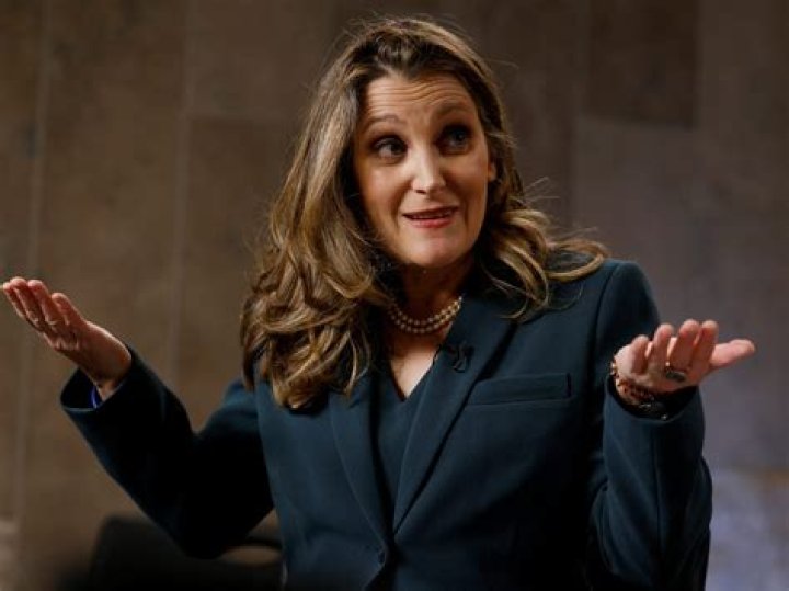 GOLDSTEIN Finance Minister Chrystia Freeland's politics of the absurd