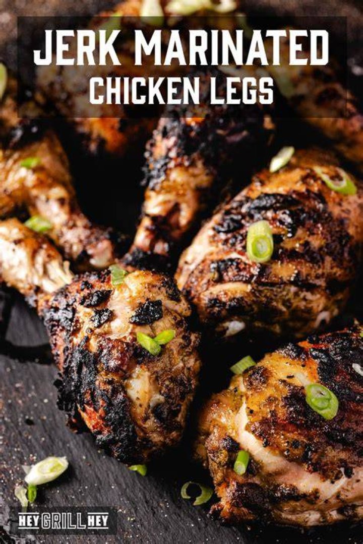 Grilled Jerk Marinated Chicken. (skinless boneless leg meat) &ldquo;VERY