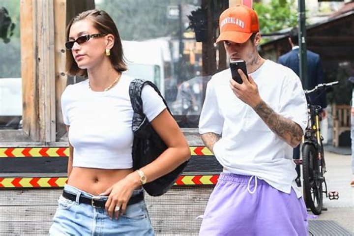 Hailey and Justin Bieber Wear Matching Casual Looks for NYC Lunch Date