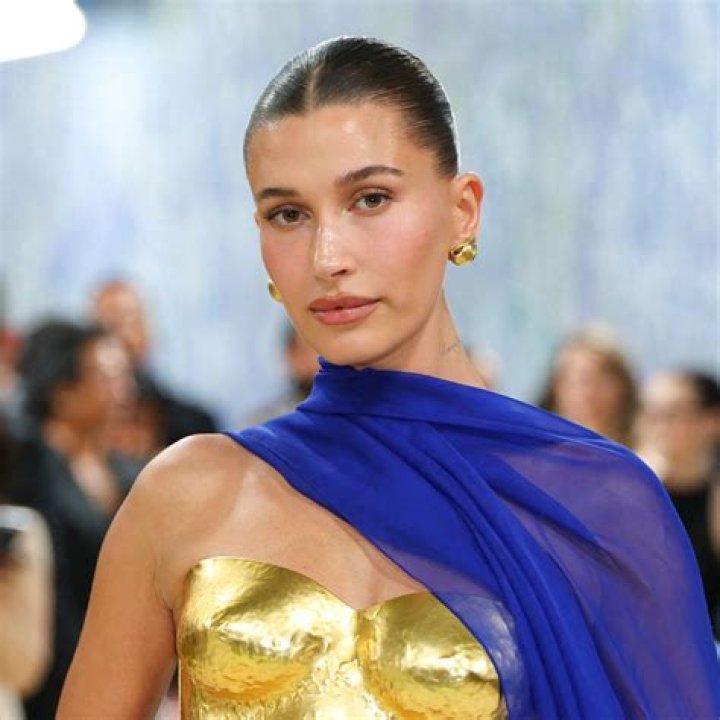 Hailey Bieber Stuns in a Blue Dress at Odell Beckham Jr.'s Birthday