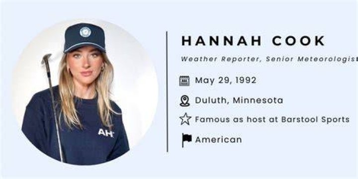 Hannah Cook Barstool Bio, Wiki, Age, Net Worth, Sports Career