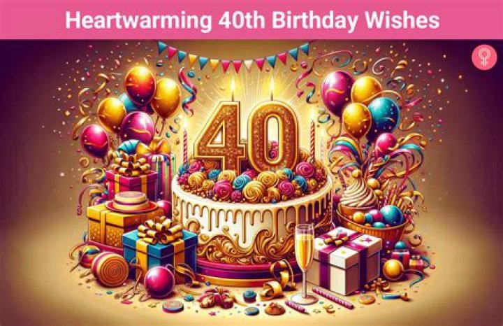Happy 40th Birthday Wishes!