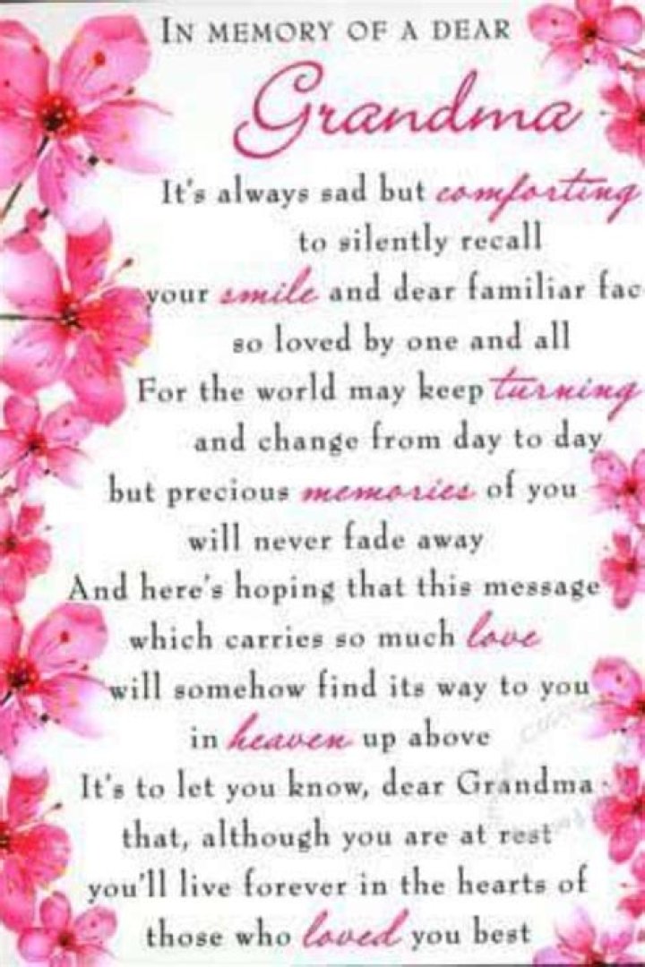 happy funeral poems grandma Google Search &hellip; Grandma quotes