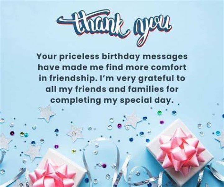 Heartfelt Birthday Thank You Messages For Everyone