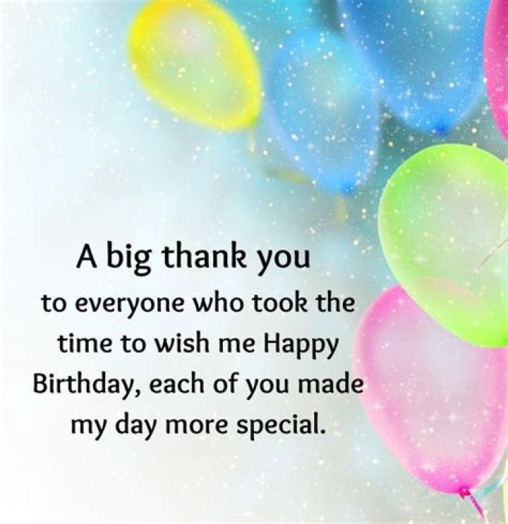 Heartfelt Gratitude: A Thank You Note To Everyone For Birthday Wishes