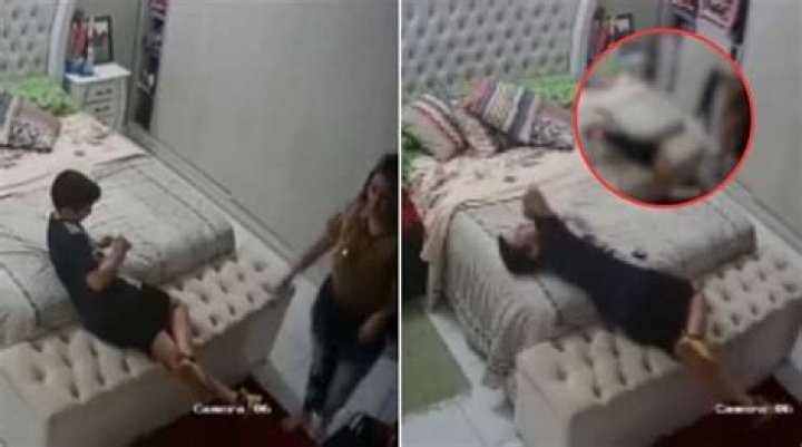 Heartwarming Moments: The Kid And His Mom CCTV Video Original