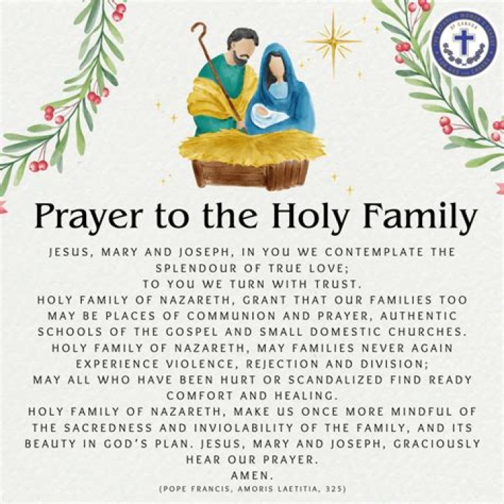 Holy Family Parish Prayer for our beloved deceased "Father of mercy..."