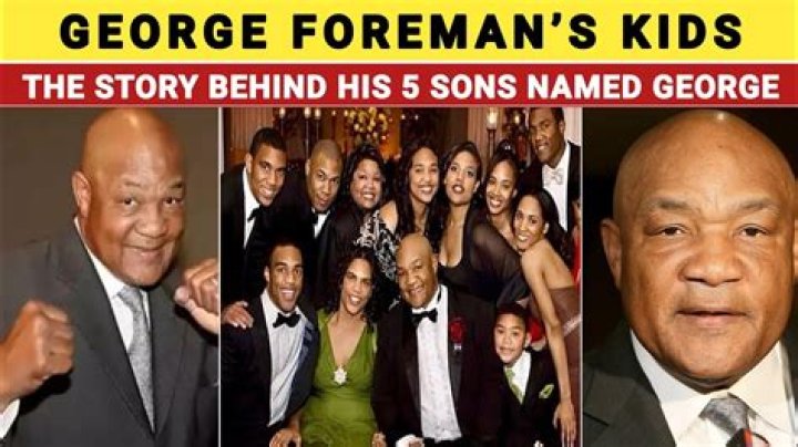 How Many Kids Does Foreman Have?