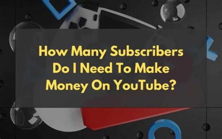 How Many Subscribers Do I Need To Make Money On YouTube
