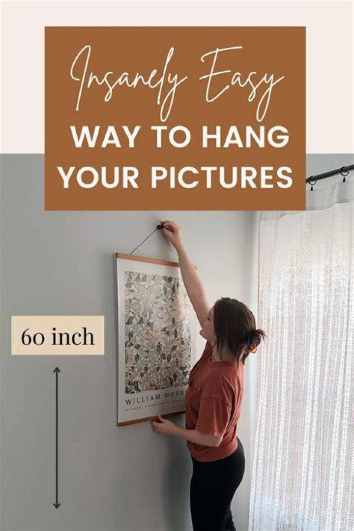 How To Hang A Picture The Easy Way Making Manzanita atelieryuwa.ciao.jp