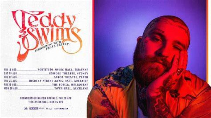ICYMI Teddy Swims Announces Australia & New Zealand Tour AMPLIFY THE