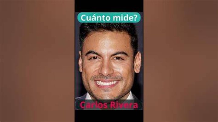 &iquest;Cu&aacute;nto mide Carlos Rivera? Real height
