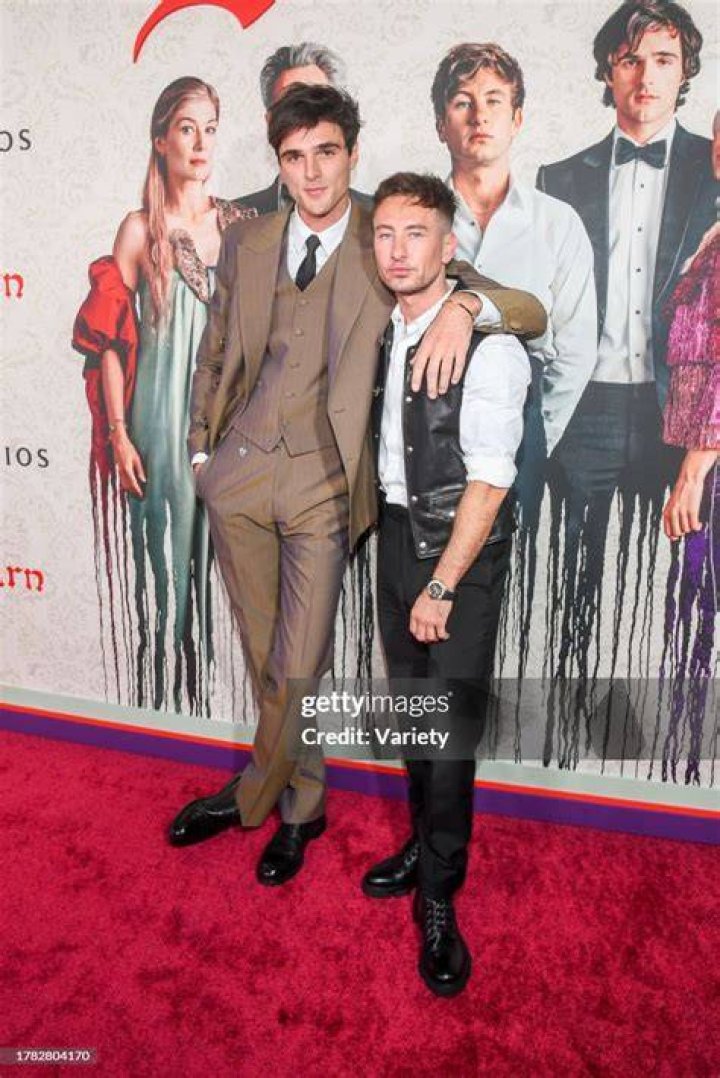 Jacob Elordi and Barry Keoghan on the Saltburn red carpet F*XOXO