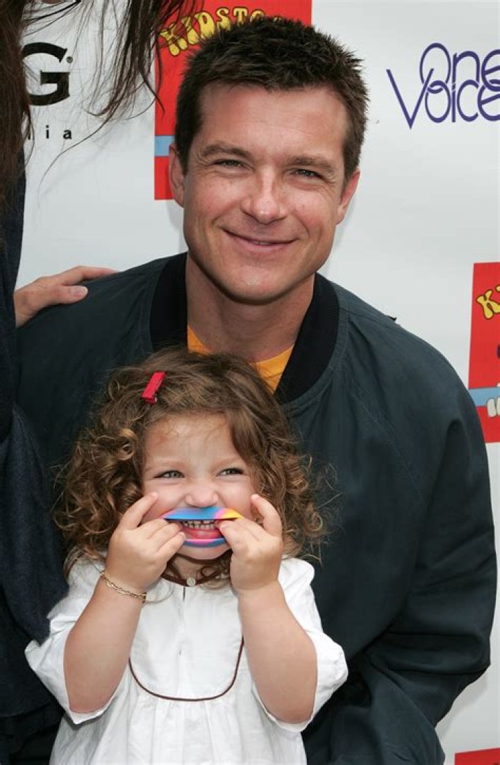Jason Bateman pushes daughter Maple in stroller as daughter Francesca