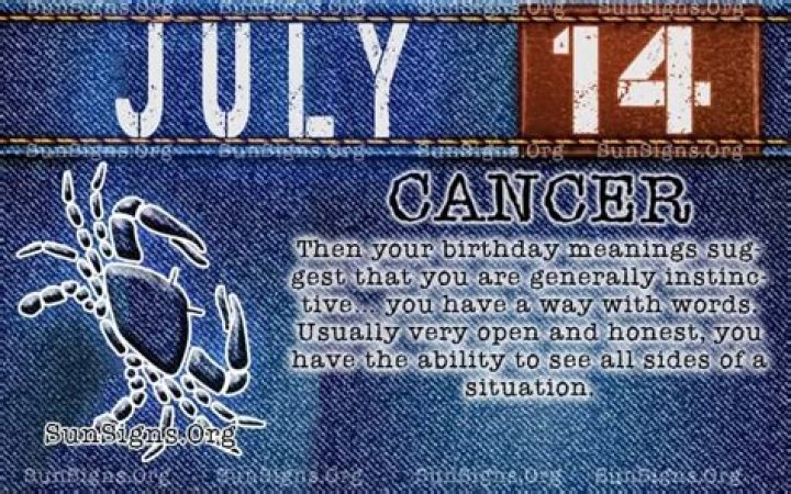 July 14 Zodiac Horoscope Birthday Personality