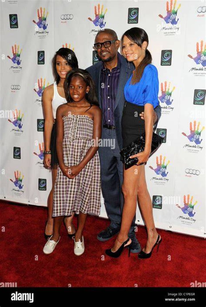 Keisha Whitaker, Forest Whitaker with daughters Autumn Whitaker and